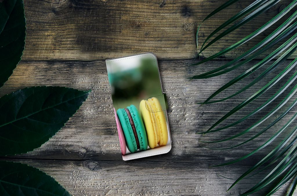 Nokia C12 Book Cover Macarons hoesje macarons design voorkant