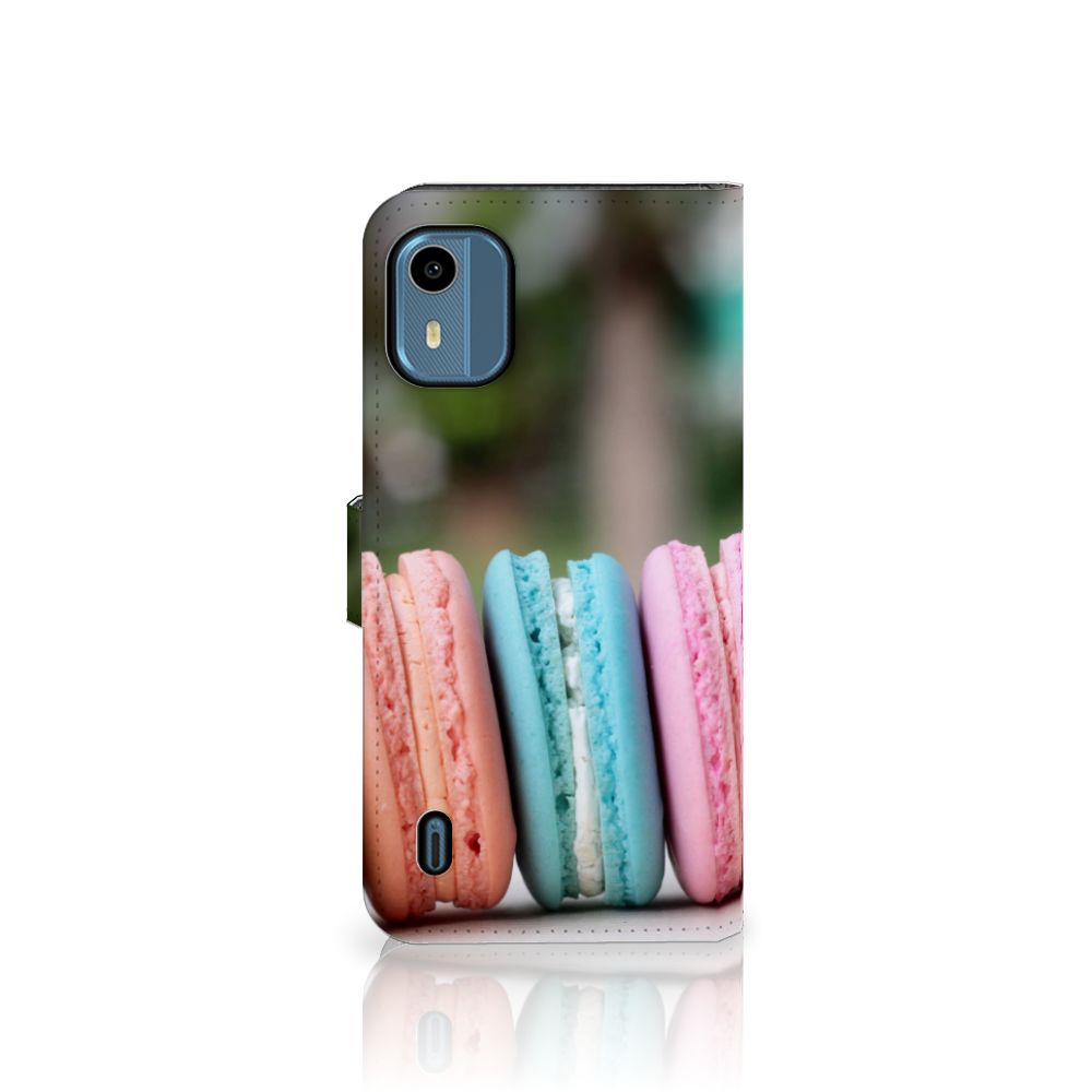 Nokia C12 Book Cover Macarons macarons ontwerp voorkant