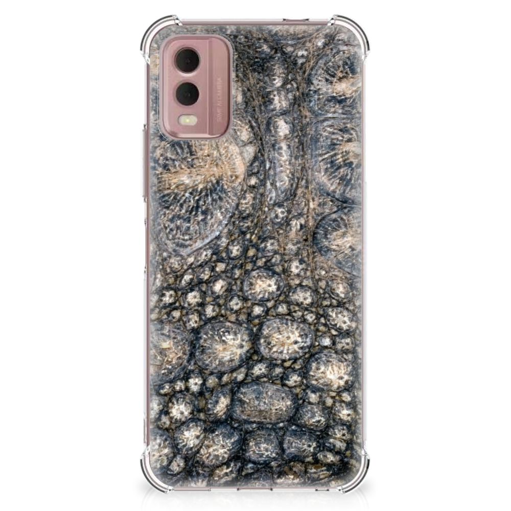 Nokia C32 Case Anti-shock Krokodillenprint B2C Telecom
