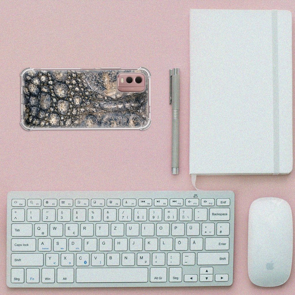 Nokia C32 Case Anti-shock Krokodillenprint B2C Telecom