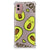 Nokia C32 Stevig Bumper Hoesje Avocado Singing achterkant