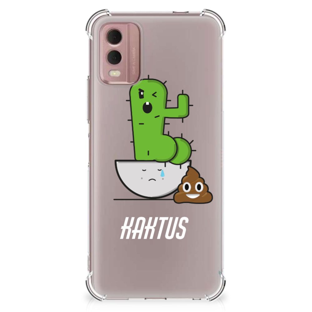 Nokia C32 Stevig Bumper Hoesje Cactus Poo B2C Telecom