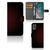 Nokia C32 Telefoon Hoesje Geruit Rood met drie pasjes vakken, minimalistisch en krachtig design.