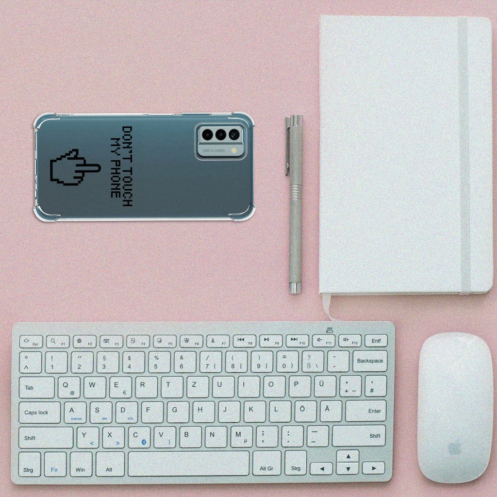 Nokia G22 Anti Shock Case Finger Don't Touch My Phone B2C Telecom