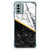 Nokia G22 Anti-Shock Hoesje Marmer Wit Zwart - Origineel Cadeau Man B2C Telecom