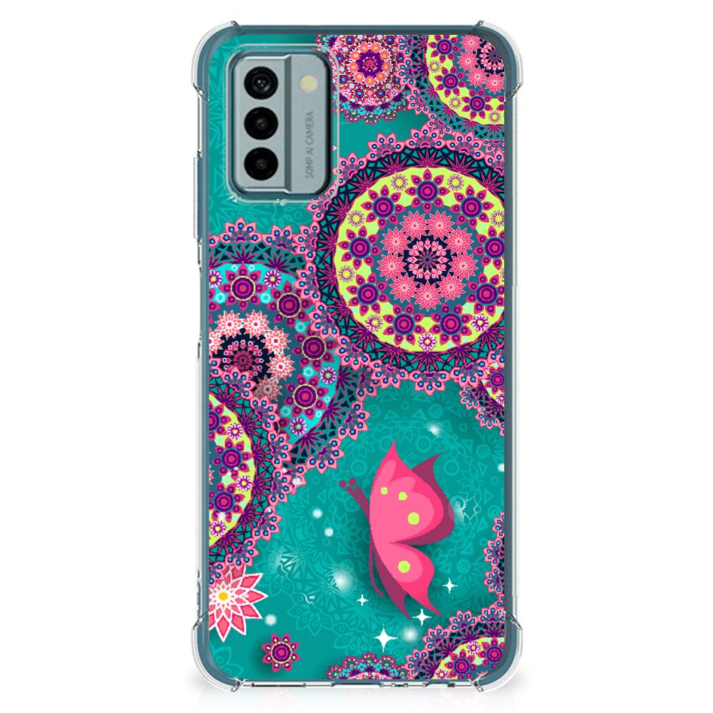 Nokia G22 Back Cover Cirkels en Vlinders B2C Telecom
