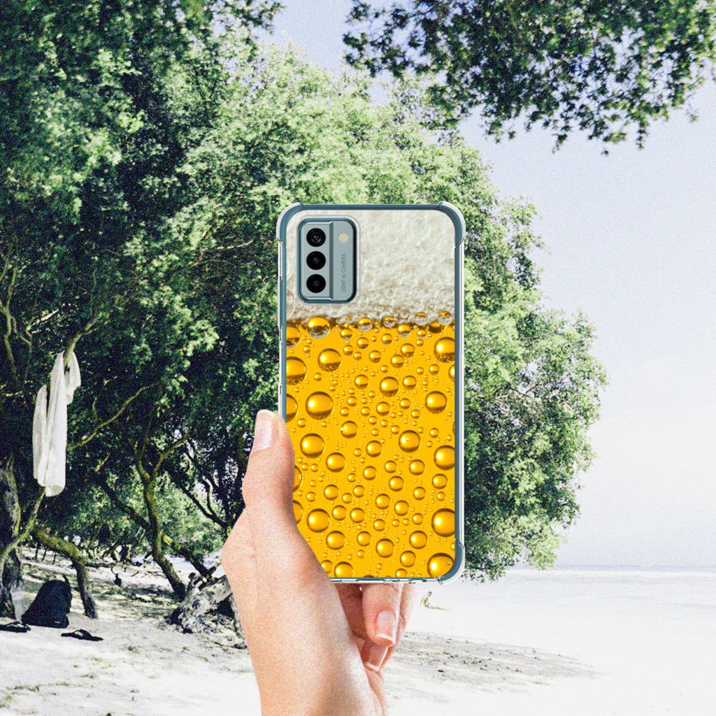 Nokia G22 Beschermhoes Bier voorkant met bieren design