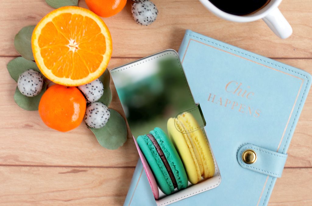 Nokia G22 Book Cover Macarons design macarons aanzicht
