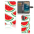 Nokia G22 Book Cover Watermelons boekcover watermeloenen vooraanzicht binnenaanzicht