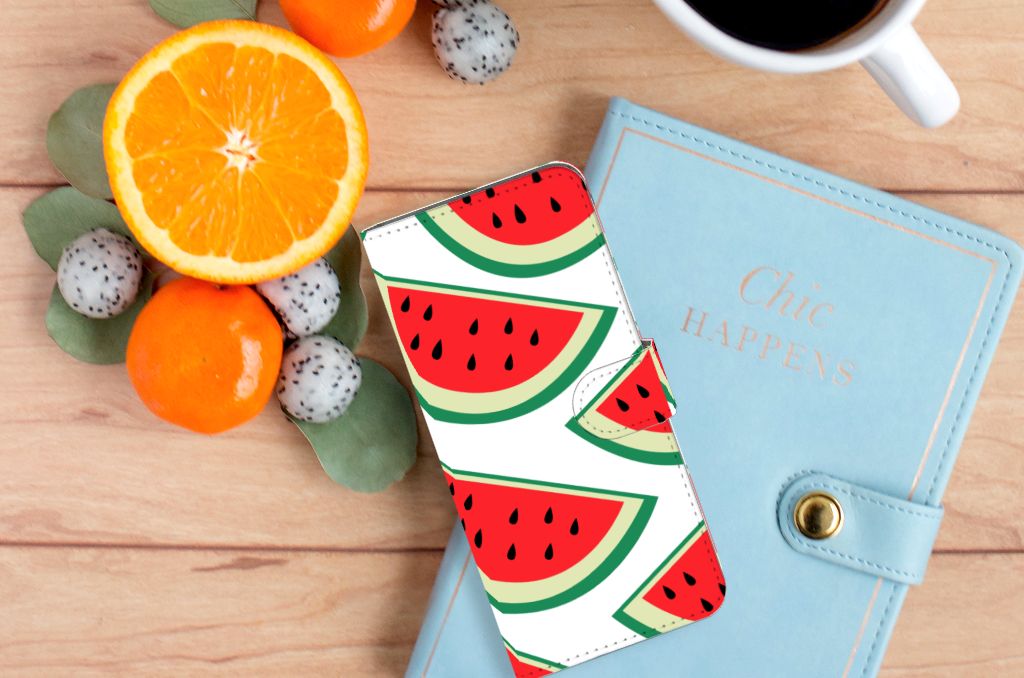 Nokia G22 Book Cover Watermelons design watermeloen aanzicht