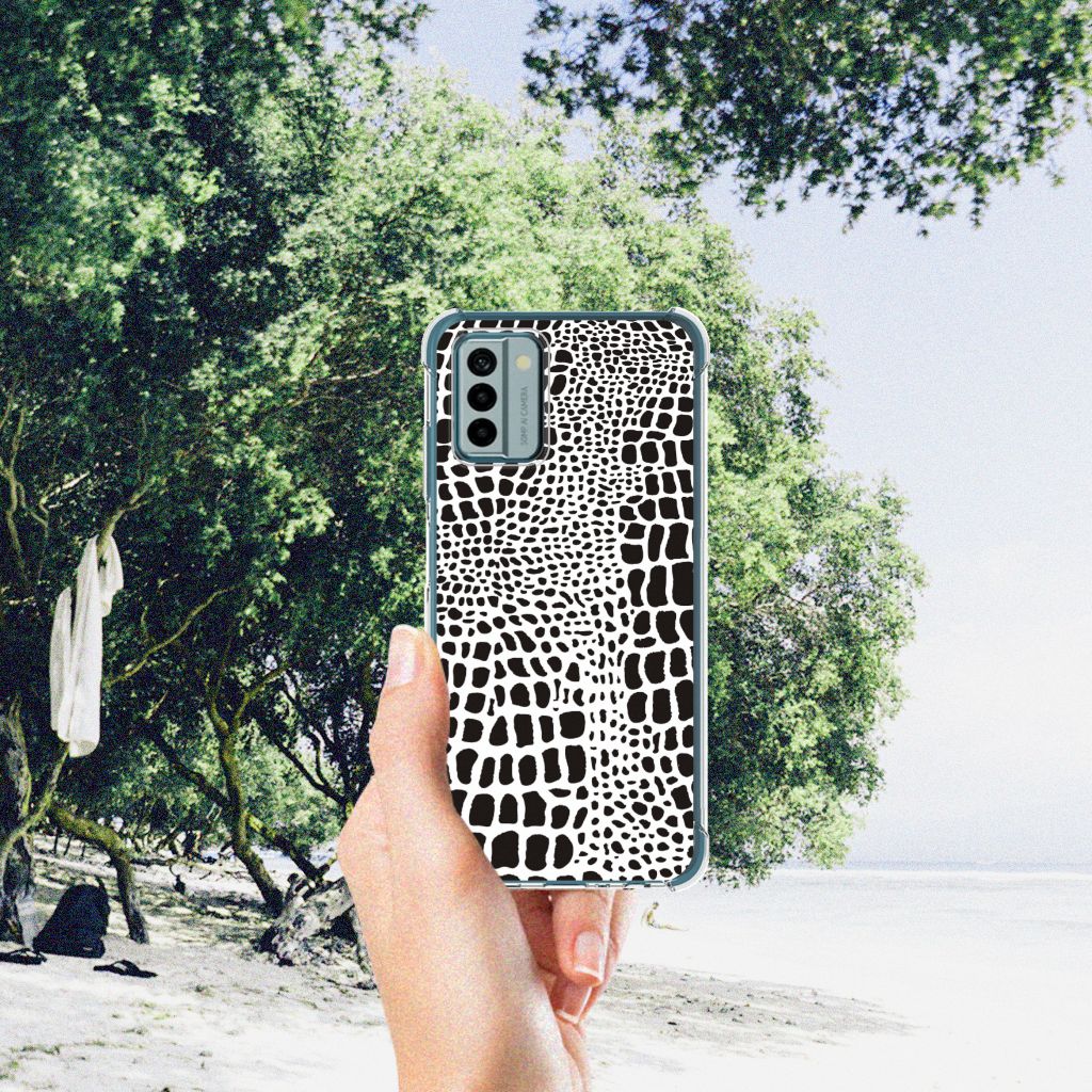 Nokia G22 Case Anti-shock Slangenprint design hand strand