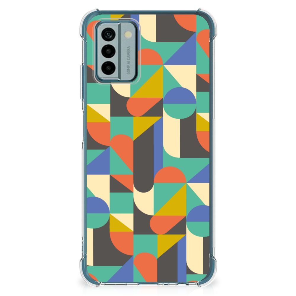 Nokia G22 Doorzichtige Silicone Hoesje Funky Retro B2C Telecom