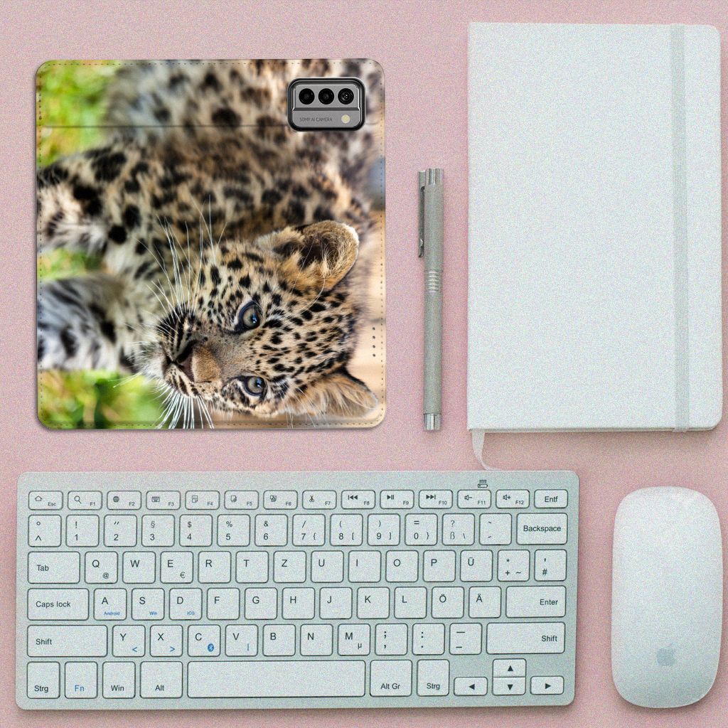 Nokia G22 Hoesje maken Baby Luipaard, schattige luipaardprint voor bescherming en stijl 🎁.