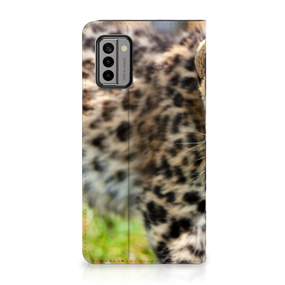 Nokia G22 Hoesje maken Baby Luipaard met schattige luipaardprint, ideaal cadeau voor dierenliefhebbers.