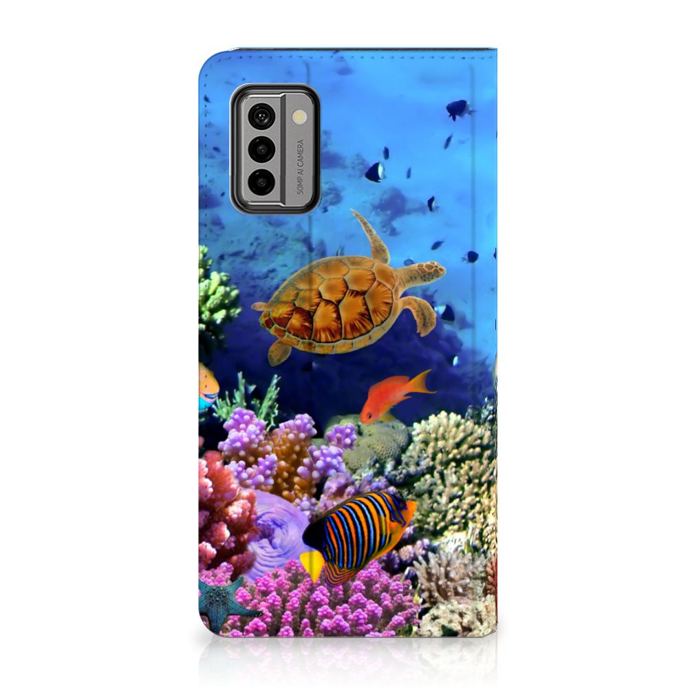 Nokia G22 Hoesje maken Vissen kleurrijk design onderwater natuur