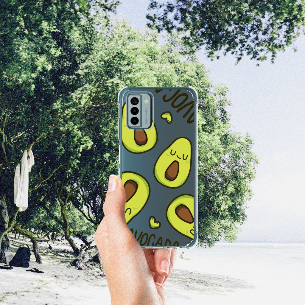 Nokia G22 Stevig Bumper Hoesje Avocado Singing B2C Telecom