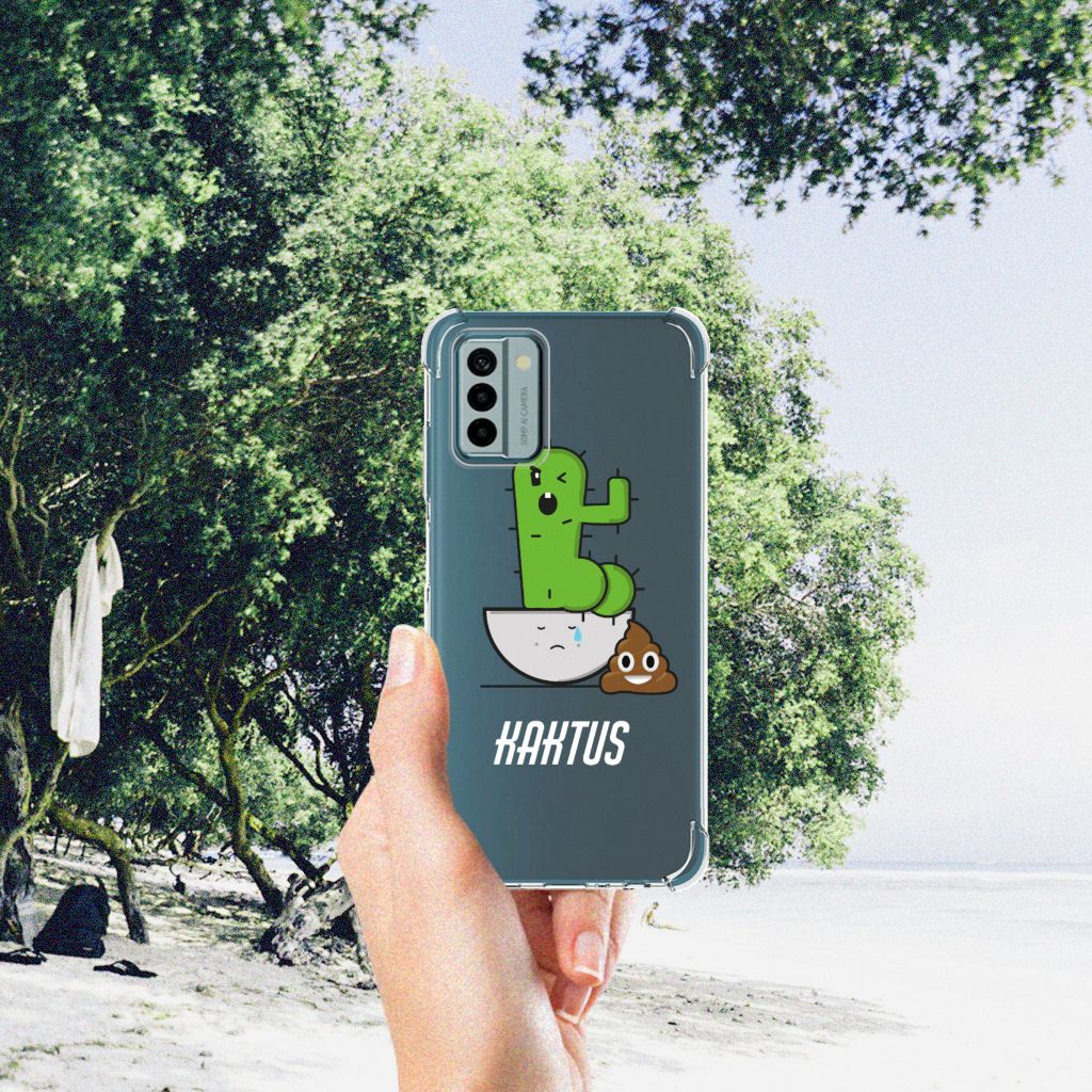 Nokia G22 Stevig Bumper Hoesje Cactus Poo B2C Telecom