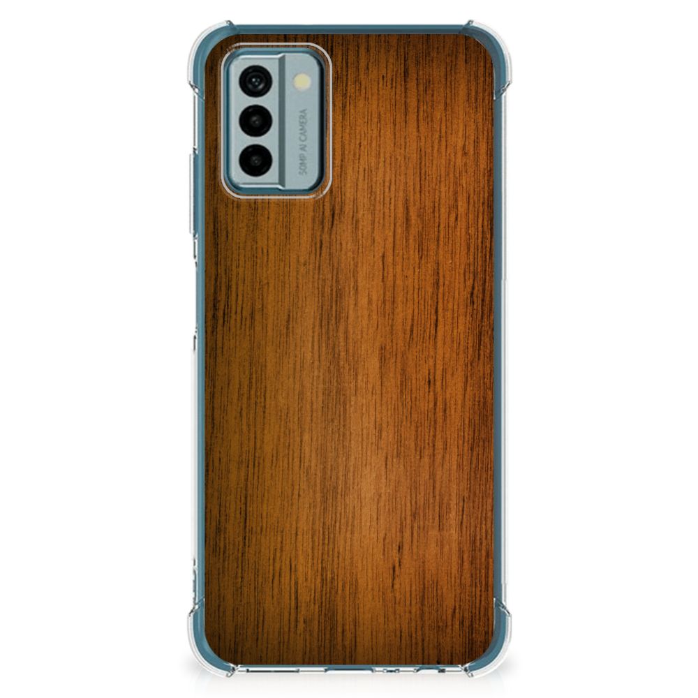 Nokia G22 Stevig Telefoonhoesje Donker Hout B2C Telecom