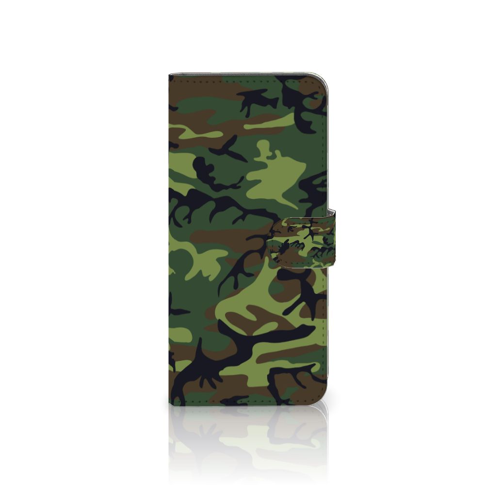 Nokia G22 Telefoon Hoesje Army Dark telefoonhoesje camouflage design voorkant