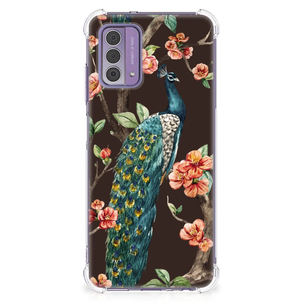 Nokia G42 Case Anti-shock Pauw met Bloemen B2C Telecom