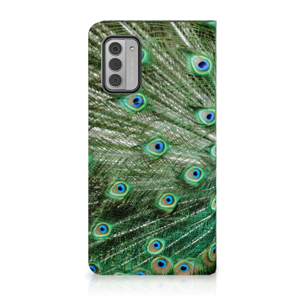Nokia G42 Hoesje maken Pauw hoesje pauw design voorkant