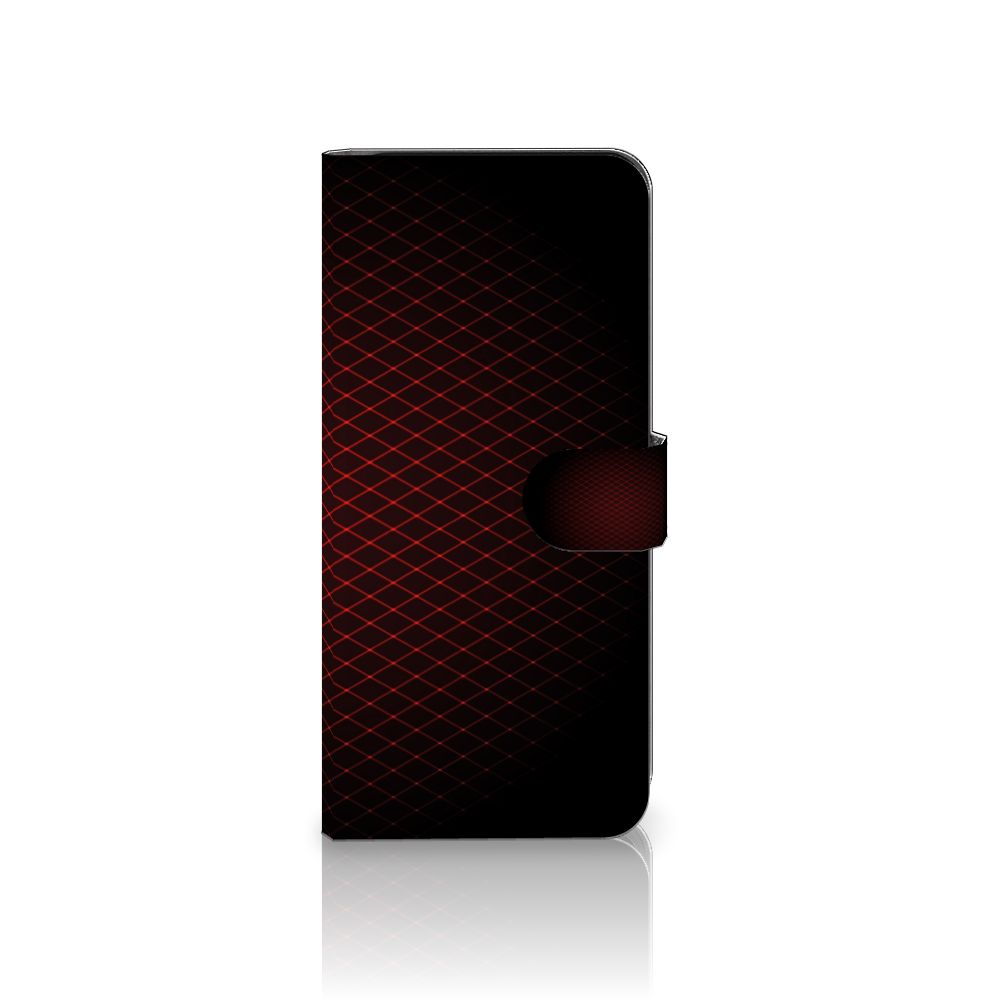 Nokia G42 Telefoon Hoesje Geruit Rood hoesje geruit rood vooraanzicht