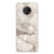 Nokia G50 TPU Siliconen Hoesje Marmer Beige achterkant design marmer beige