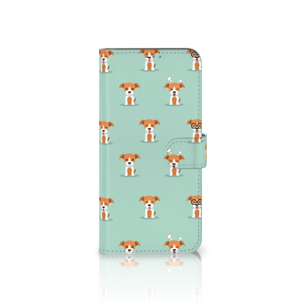 Nokia X10 | Nokia X20 Telefoonhoesje met Pasjes Pups honden design voorkant