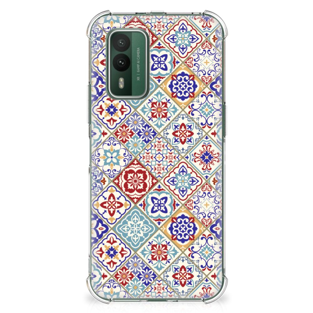 Nokia XR21 Anti-Shock Hoesje Tiles Color B2C Telecom