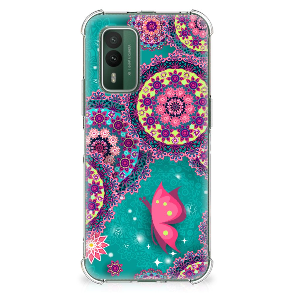 Nokia XR21 Back Cover Cirkels en Vlinders B2C Telecom