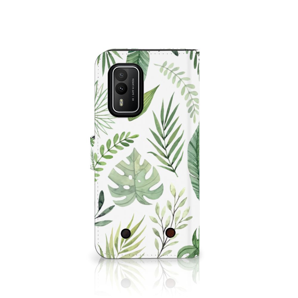 Nokia XR21 Hoesje Leaves hoesje bladeren voorkant
