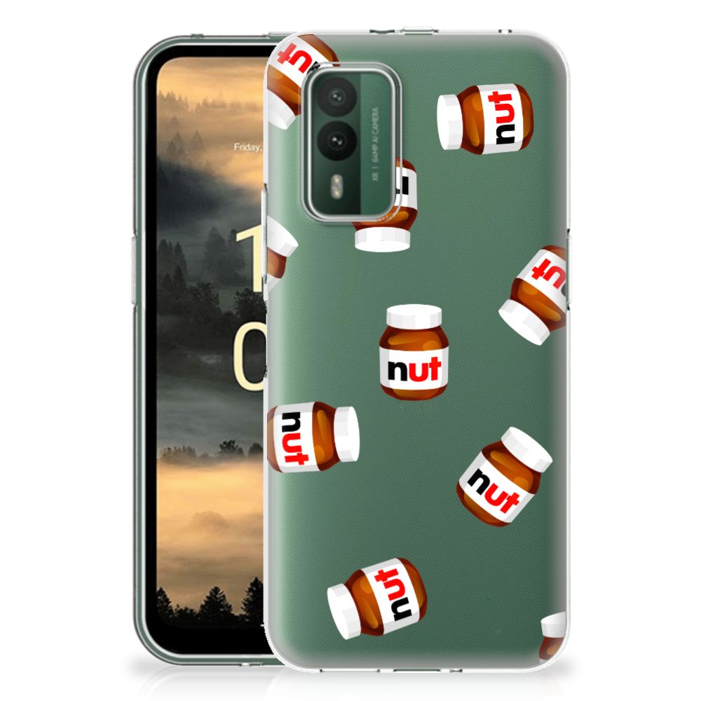 Nokia XR21 Siliconen Case Nut Jar telefoonhoesje Nut Jar design achterkant