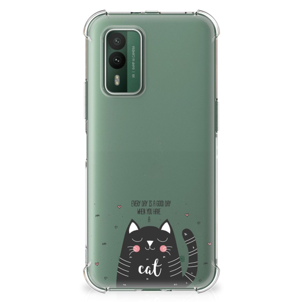 Nokia XR21 Stevig Bumper Hoesje Cat Good Day B2C Telecom