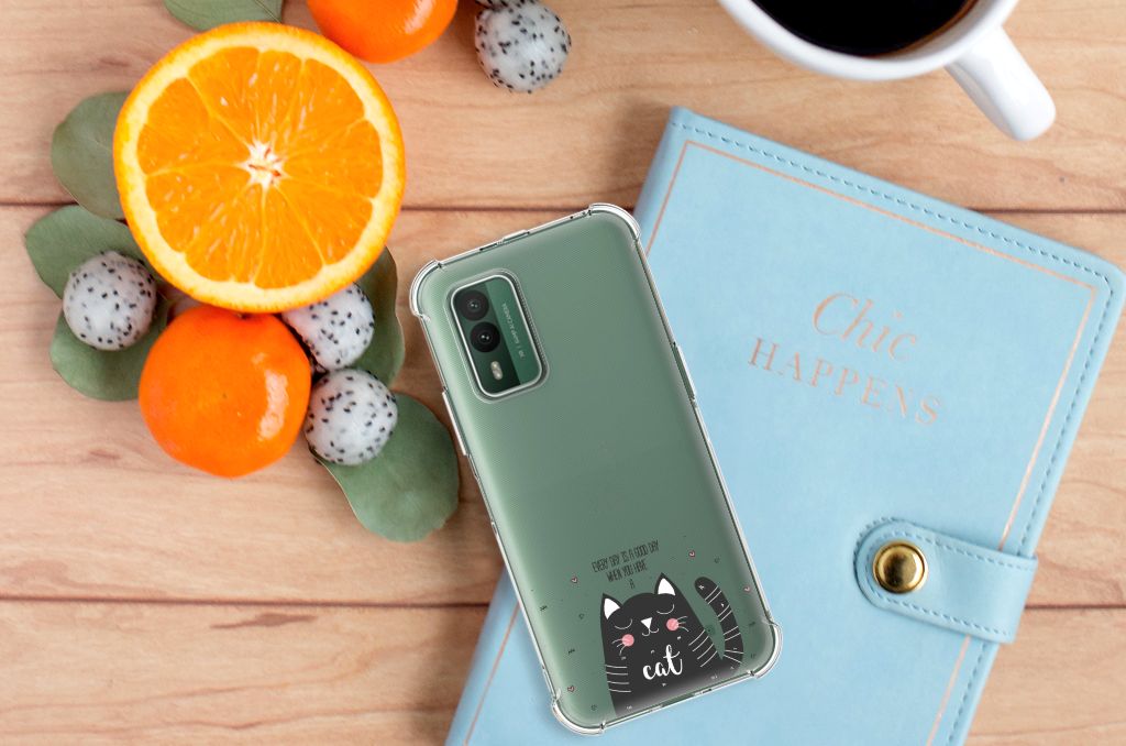 Nokia XR21 Stevig Bumper Hoesje Cat Good Day B2C Telecom