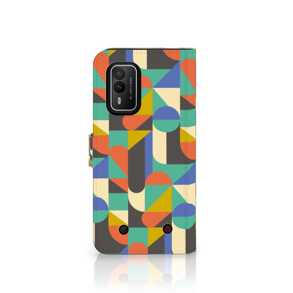 Nokia XR21 Telefoon Hoesje Funky Retro telefoonhoesje funky retro aanzicht