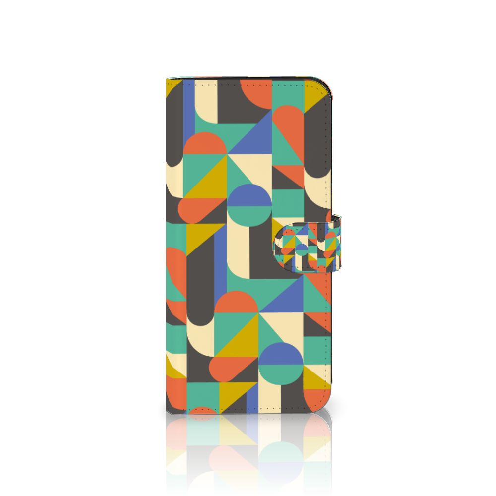 Nokia XR21 Telefoon Hoesje Funky Retro telefoonhoesje funky retro patroon aanzicht