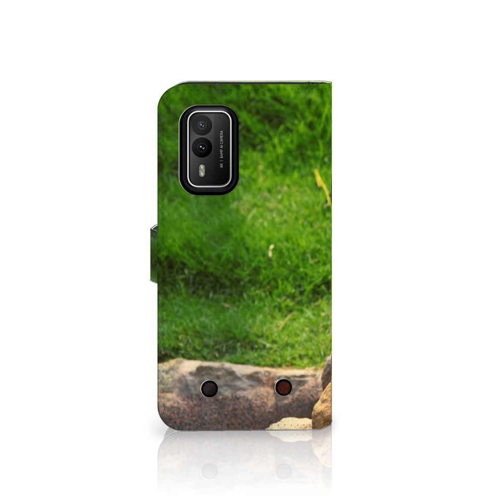 Nokia XR21 Telefoonhoesje met Pasjes Panda telefoonhoesje panda design aanzicht