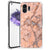 Nothing Phone (2) Anti-Shock Hoesje Marmer Oranje achteraanzicht