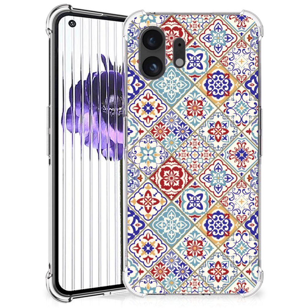 Nothing Phone (2) Anti-Shock Hoesje Tiles Color B2C Telecom