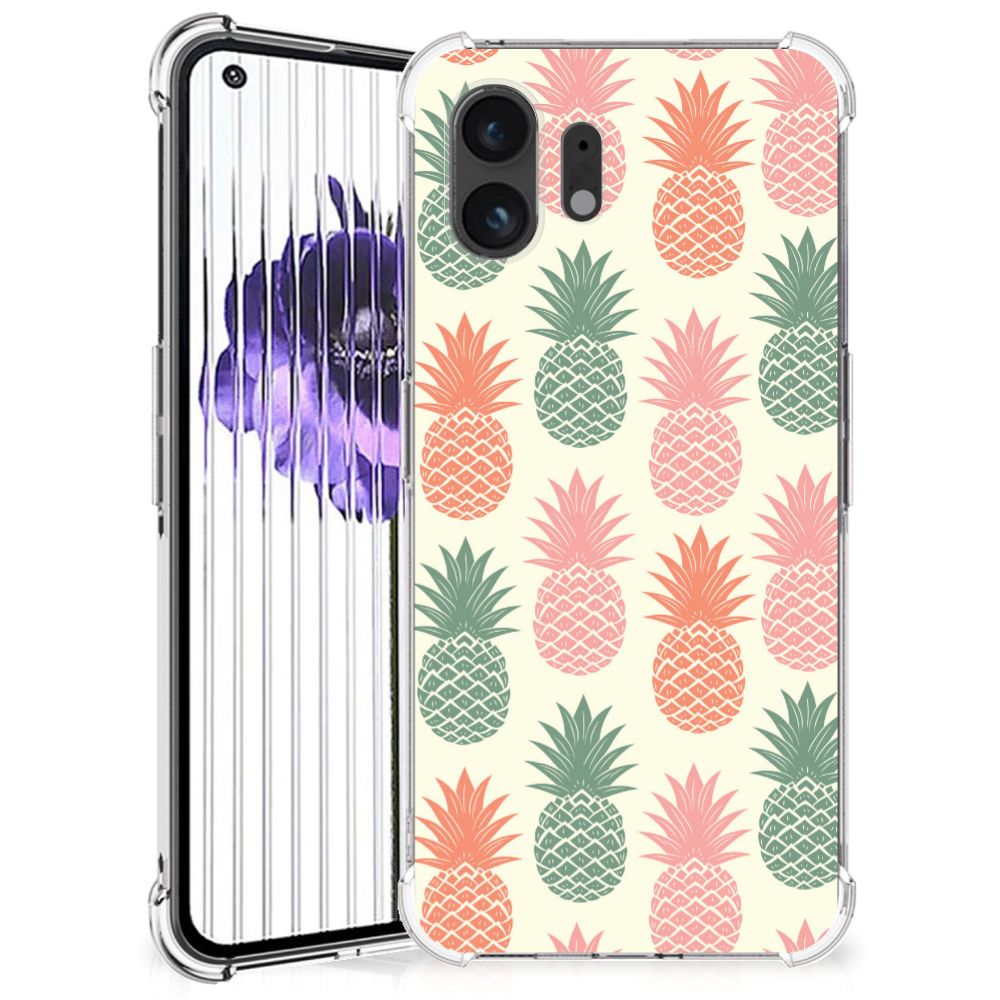 Nothing Phone (2) Beschermhoes Ananas achterkant ananas design