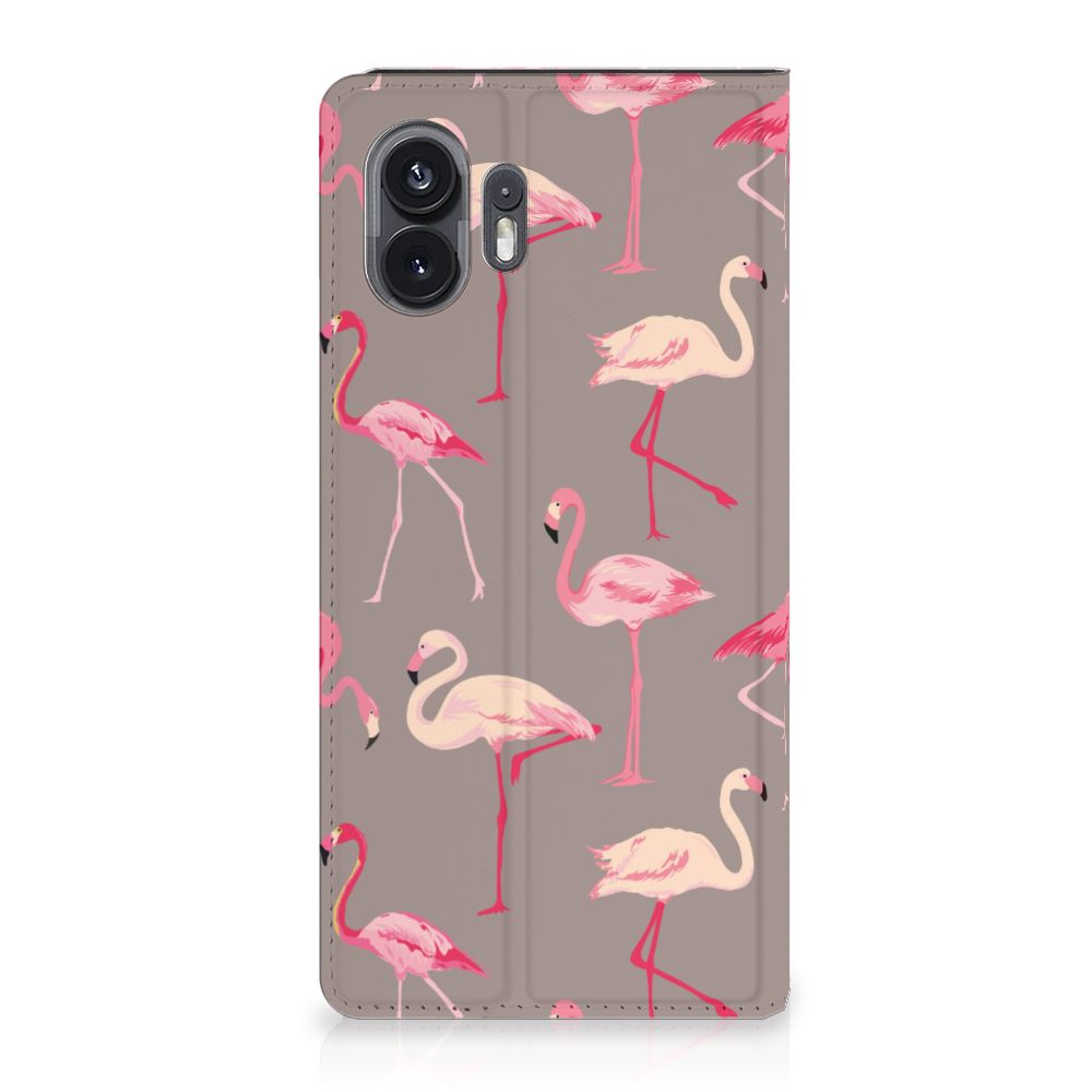 Nothing Phone (2) Hoesje maken Flamingo flamingo design voorkant