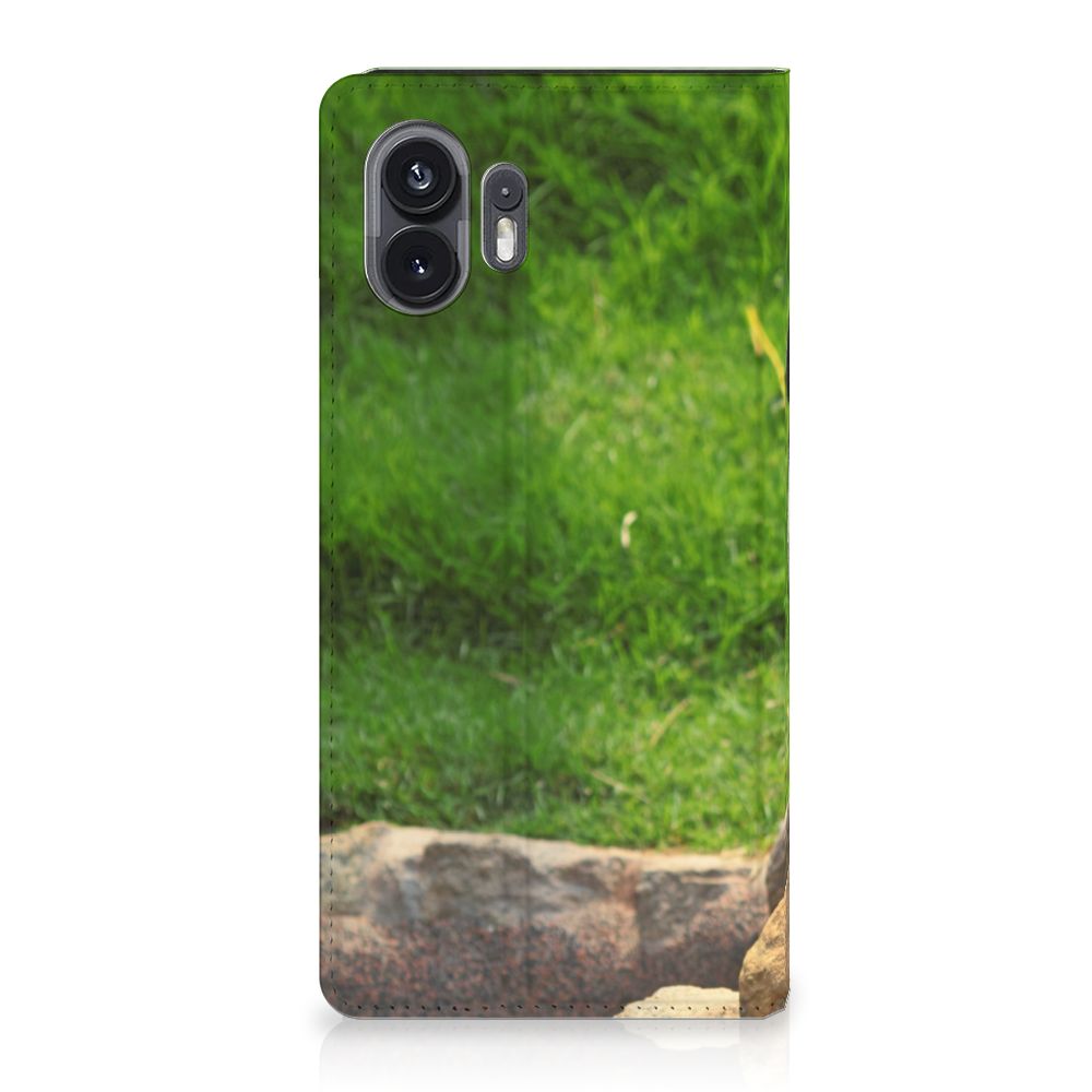 Nothing Phone (2) Hoesje maken Panda design panda aanzicht