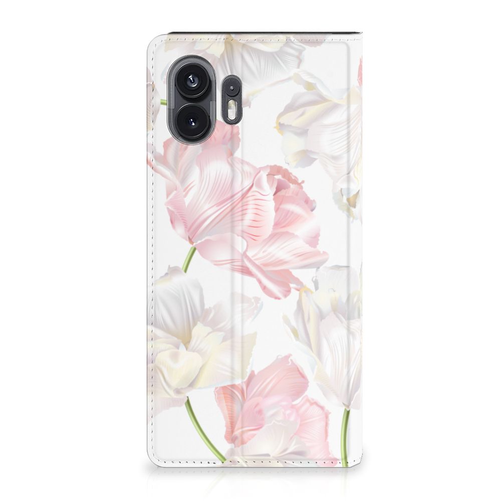 Nothing Phone (2) Smart Cover Lovely Flowers bloemen design vooraan