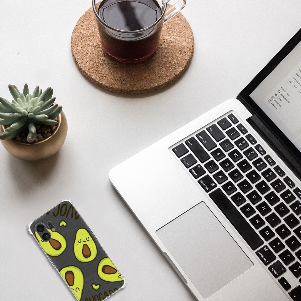 Nothing Phone (2) Stevig Bumper Hoesje Avocado Singing B2C Telecom