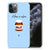 Nut Home Hoesje voor iPhone 11 Pro Book Case chocoladepasta illustratie blauw