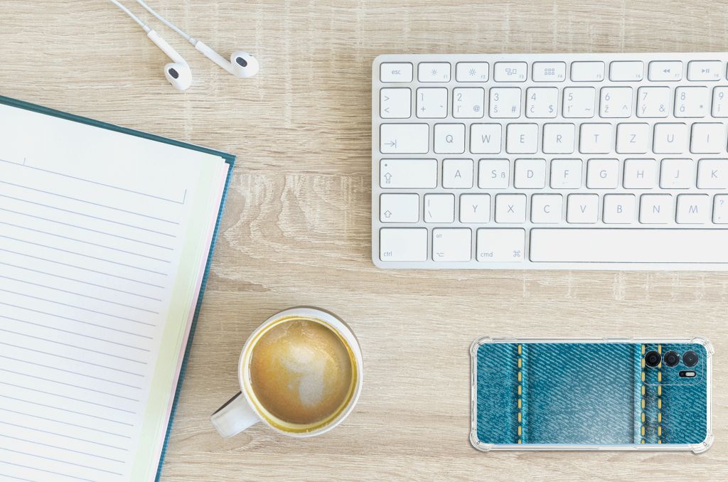 OPPO A16 | A16s | A54s Anti Shock Bumper Case Jeans B2C Telecom