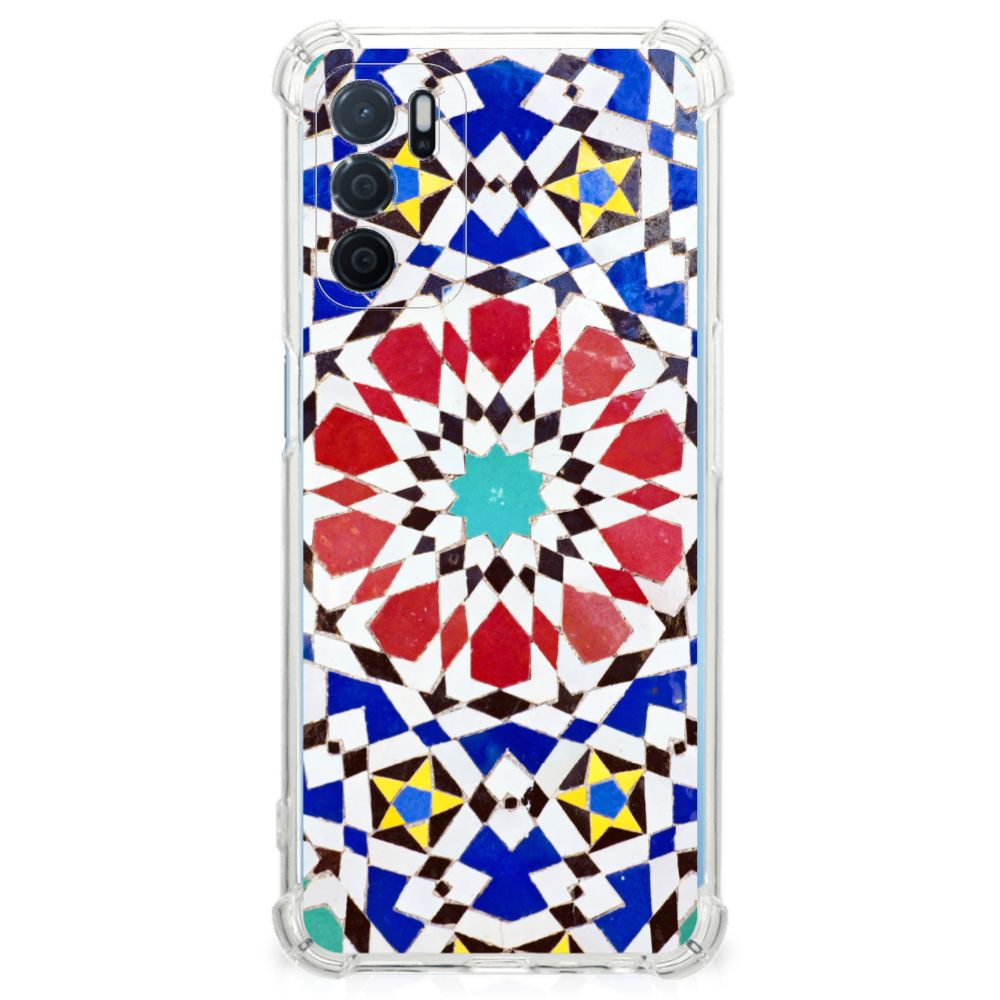 OPPO A16 | A16s | A54s Anti-Shock Hoesje Mozaïek B2C Telecom