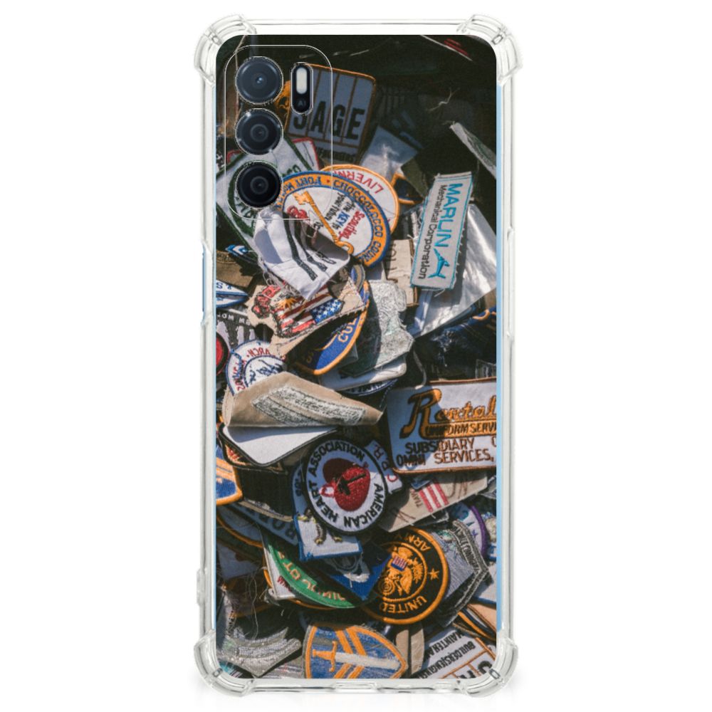 OPPO A16 | A16s | A54s Anti-shock Hoesje met foto Badges B2C Telecom