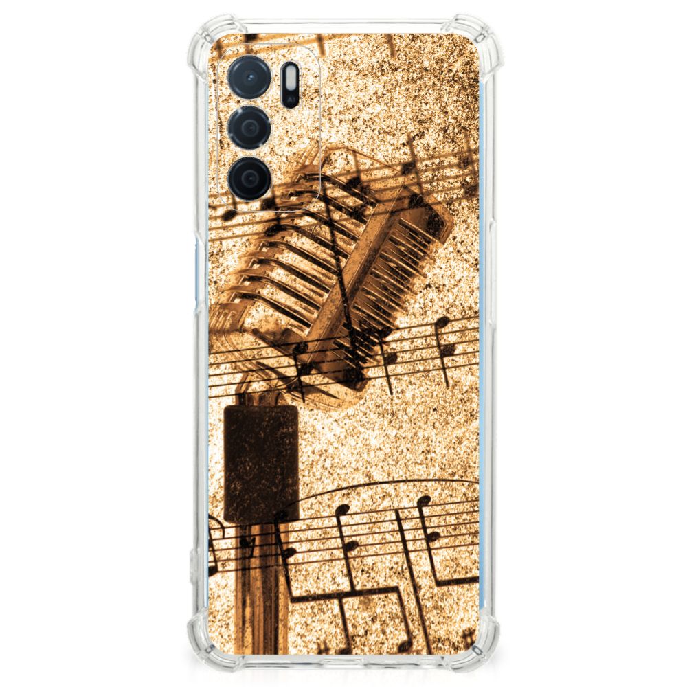 OPPO A16 | A16s | A54s Anti-shock Hoesje met foto Bladmuziek B2C Telecom