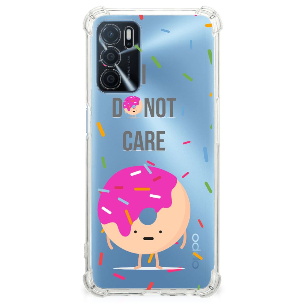 OPPO A16 | A16s | A54s Beschermhoes Donut Roze B2C Telecom